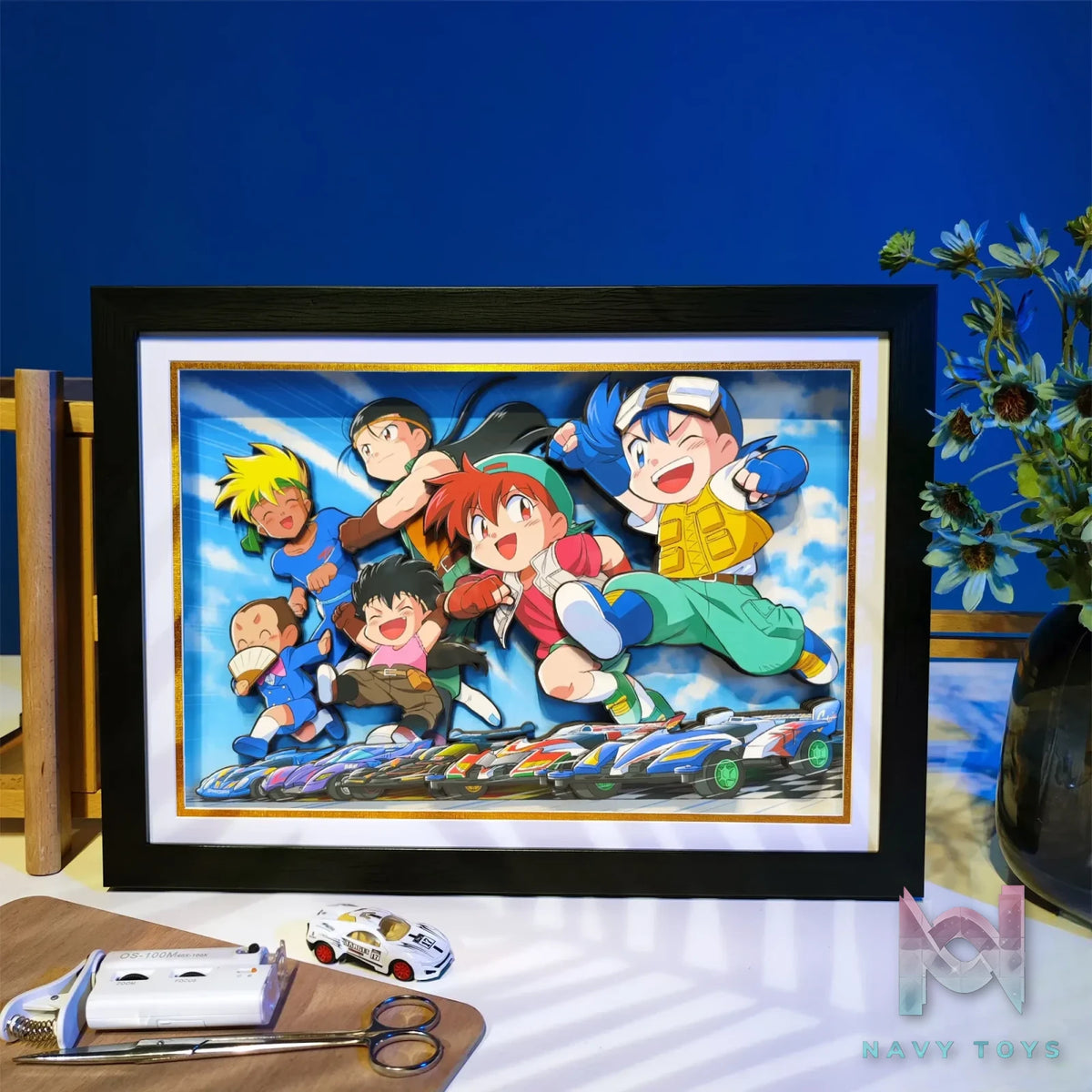 Yu Zhi Jiang Studio – Multiple Characters Series #1 3D Decorative Painting Bakusou Kyoudai Let’s & Go!!
