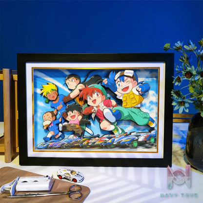Yu Zhi Jiang Studio – Multiple Characters Series #1 3D Decorative Painting Bakusou Kyoudai Let’s & Go!!