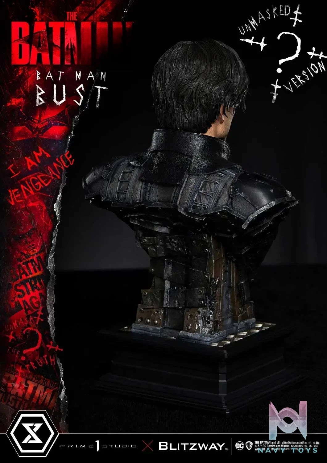 Prime 1 Studio – Premium Bust The Batman (Film) The Batman PBDC-09 PBDC-10 (Licensed)