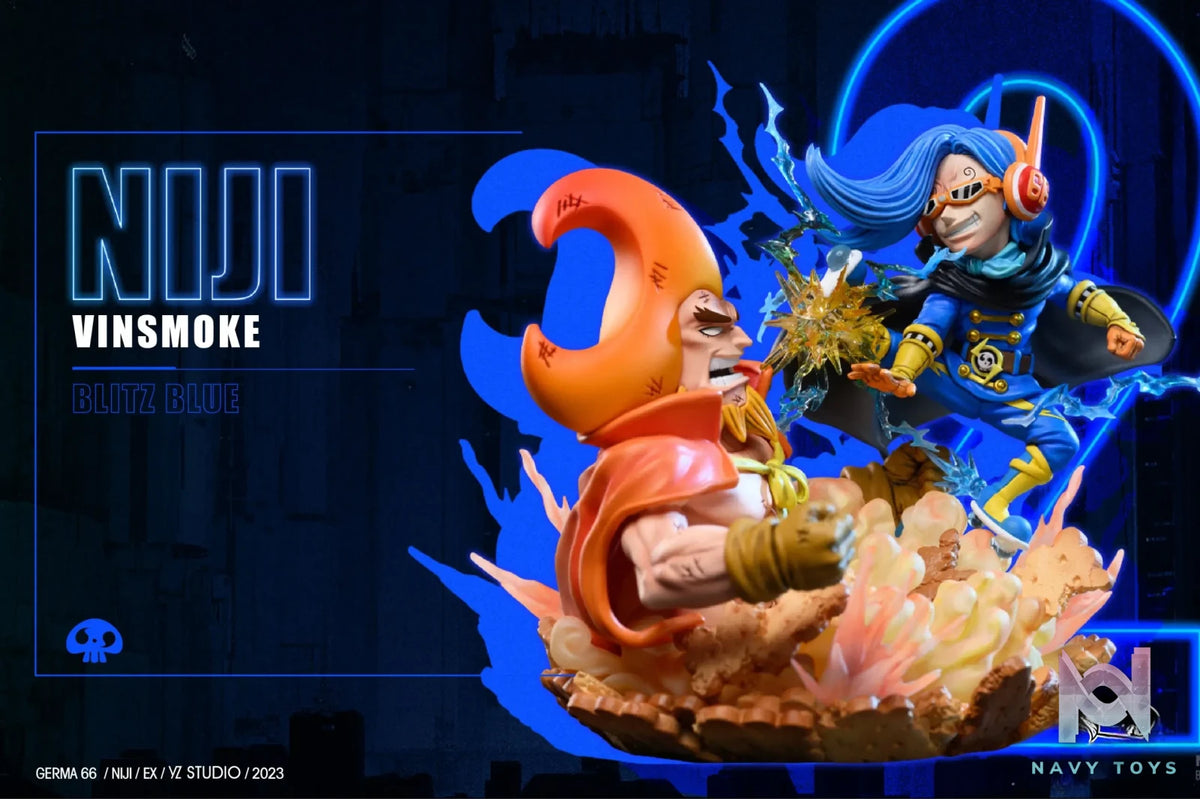 YZ Studio – One Piece Germa Transformation #4 Electric Blue Vinsmoke Niji
