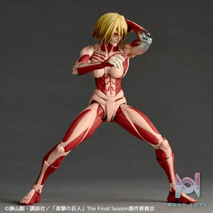 Kaiyodo – Revoltech Amazing Yamaguchi Attack on Titan Armored Titan & Female Titan (Licensed)