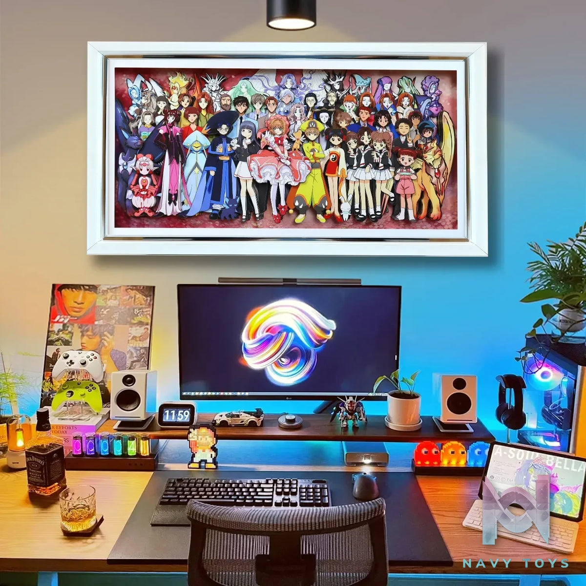 KALA HOME Studio – Cardcaptor Sakura Multiple Characters #03 3D Decorative Painting Cardcaptor Sakura