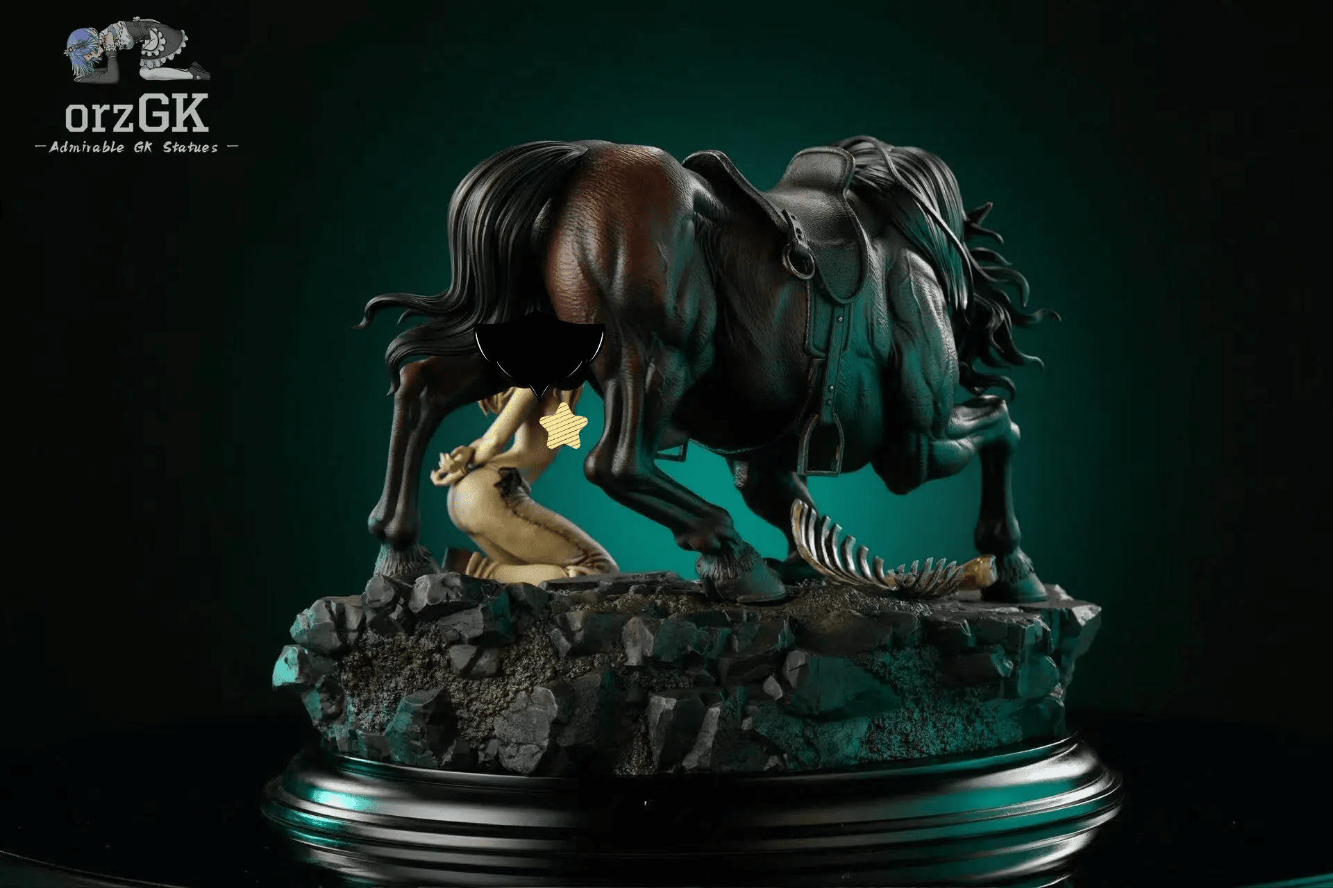 Farnese and the Evil Spirit Possessed Horse - Berserk - BIHS Studio resin statue Navy Toys anime figure