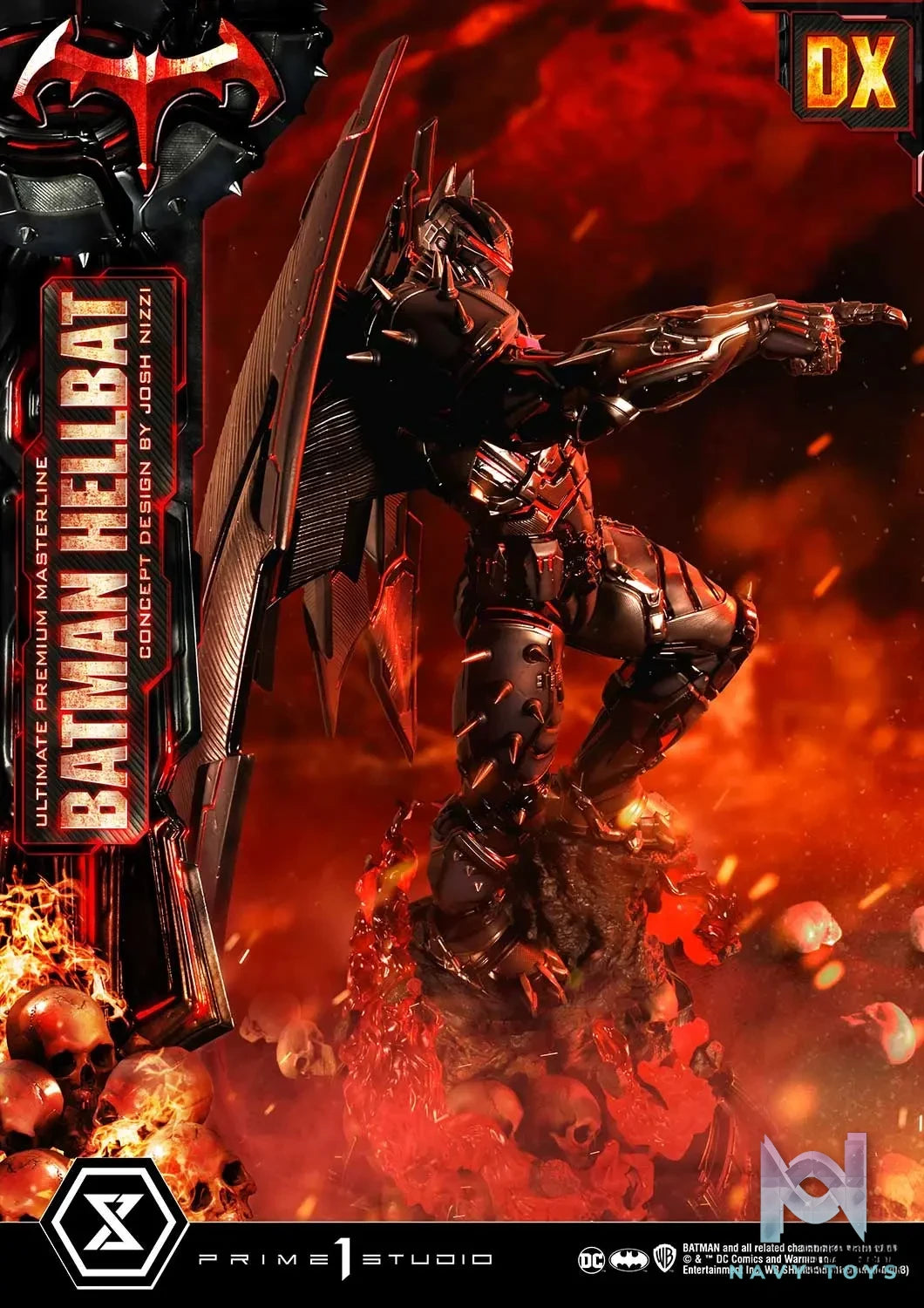Prime 1 Studio – Ultimate Premium Masterline Batman (Comics) Batman Hellbat Concept Design by Josh Nizzi UPMDC-06 UPMDC-06DX UPMDC-06DXS (Licensed)