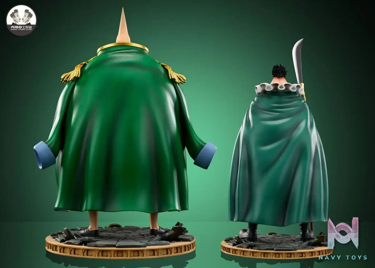 Clone Studio - One Piece Straw Hat Grand Fleet 2 Sai & Chinjao resin statue Navy Toys anime figure