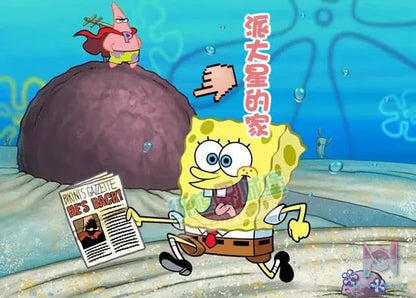 Qian Zhi Lu Studio – Bikini Bottom series 3D Paper Model DIY SpongeBob SquarePants