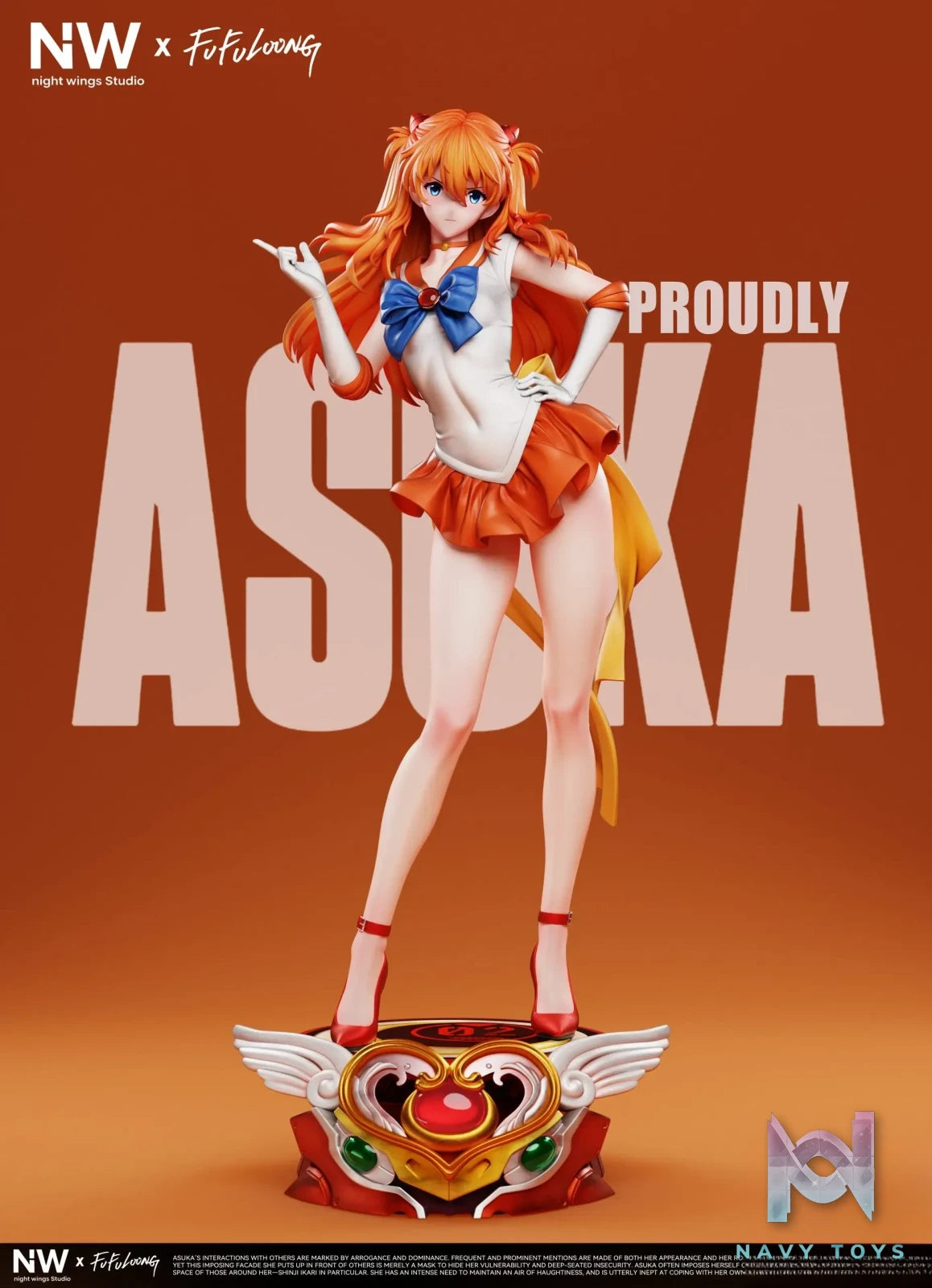 Night Wing Studio – Asuka Cosplay Sailor Moon Aino Minako Neon Genesis Evangelion