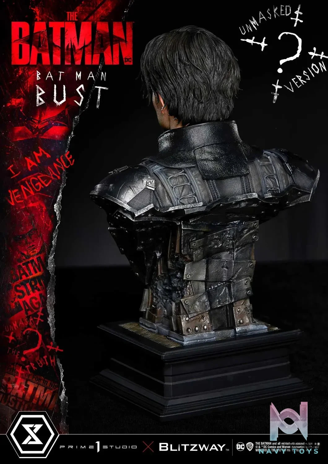 Prime 1 Studio – Premium Bust The Batman (Film) The Batman PBDC-09 PBDC-10 (Licensed)