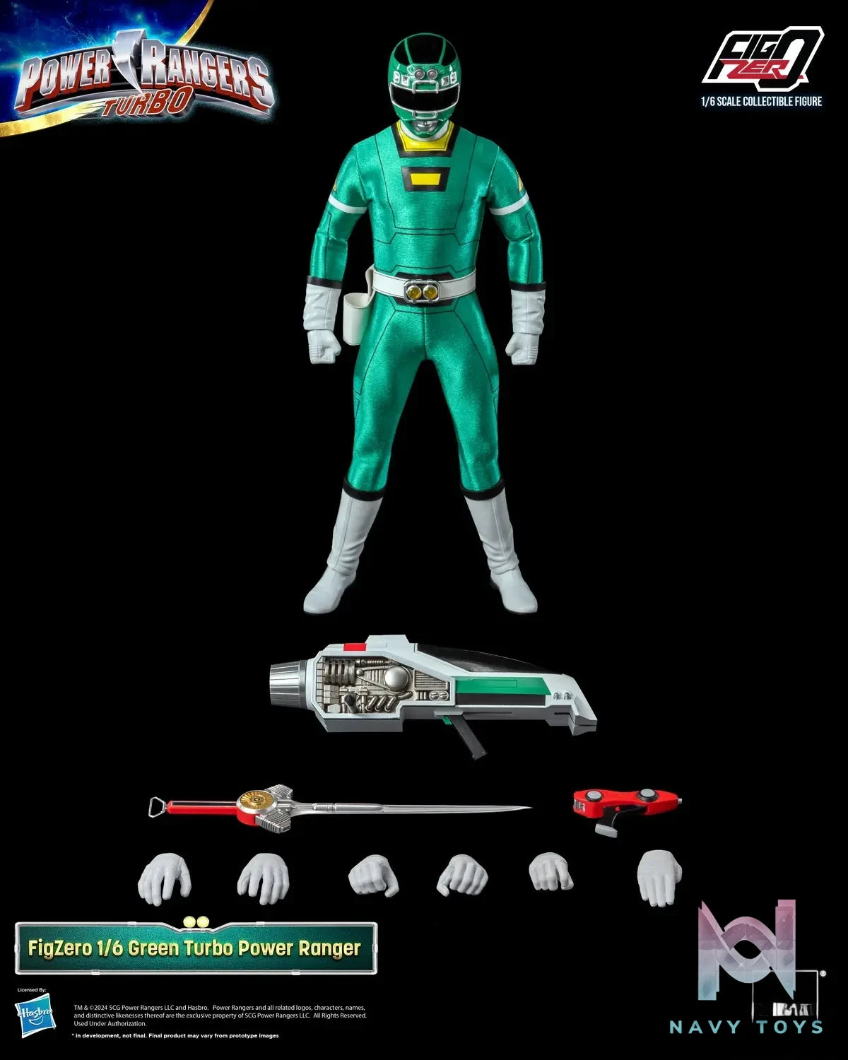 Threezero – Super Hero 1/6 Mighty Morphin Power Rangers Set 3Z08180W0 (Licensed)