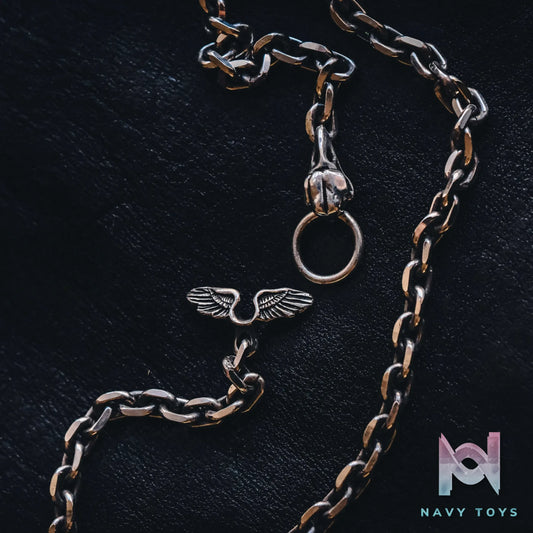 Raven Studio (silver jewelry) – Original Exclusive Design 5mm Thick Raven Clasp Curb Chain Original
