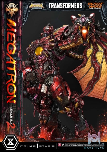 Prime 1 Studio – Premium Masterline Beast Wars: Transformers Megatron Transmetal 2 PMTFBW-03 PMTFBW-03DX PMTFBW-03DXS (Licensed)