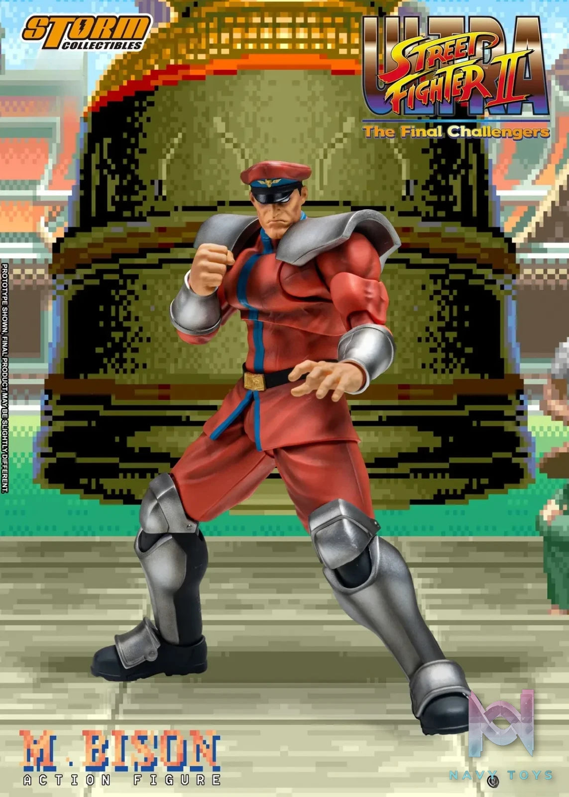 Storm Toys – ULTRA STREET FIGHTER II THE FINAL CHALLENGERS M. BISON #CPSF30 (Licensed)