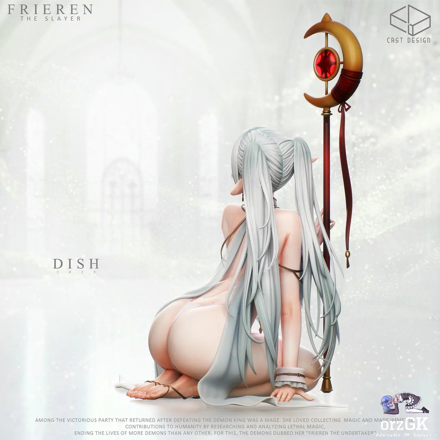 Cast Design Studio - Frieren: Beyond Journey's End Original Art Design Series No.3 Frieren 2.0 resin statue Navy Toys anime figure