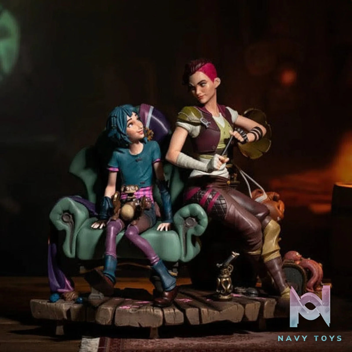 PureArts Studio – RIOT GAMES Arcane: League of Legends Vi & Jinx (Licensed)
