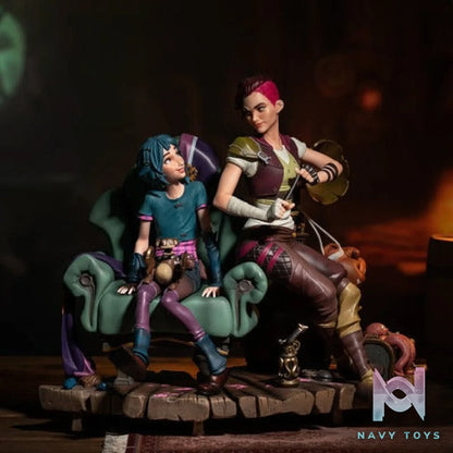 PureArts Studio – RIOT GAMES Arcane: League of Legends Vi & Jinx (Licensed)
