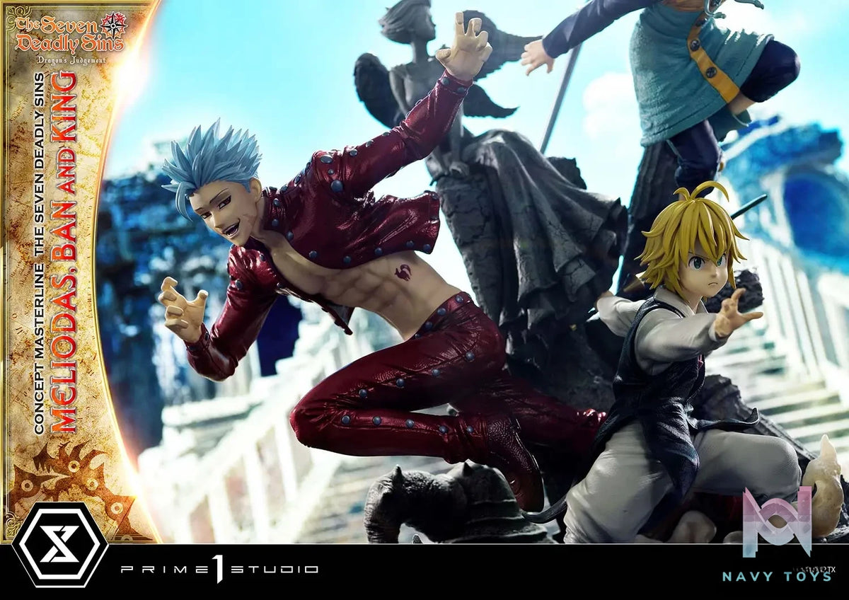 Prime 1 Studio – Concept Masterline The Seven Deadly Sins Meliodas, Ban and King CMNTZ-01 CMNTZ-01DXS (Licensed)