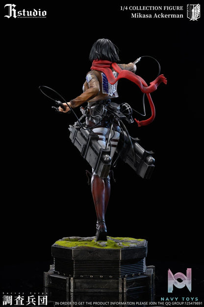 Mikasa Ackerman & Armin Arlert - Attack On Titan - JR Studio resin statue JR Studio anime figure
