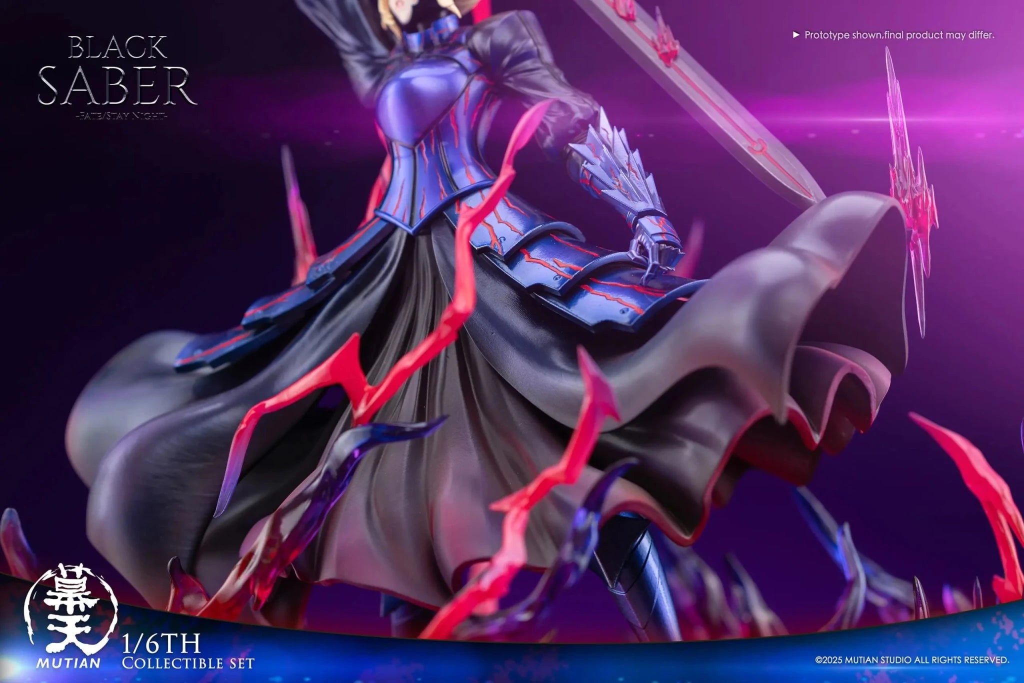 Mu Tian Studio - Fate/stay night Heaven's Feel Saber Alter resin statue Navy Toys anime figure