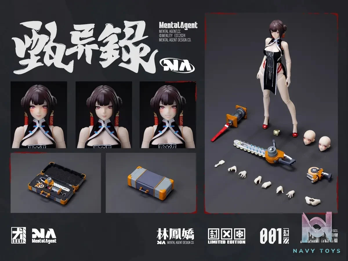 MENTAL AGENT Studio – MAZ-01 Zhenyi Lu Lin Fengjiao Painted Action Figure (Licensed)