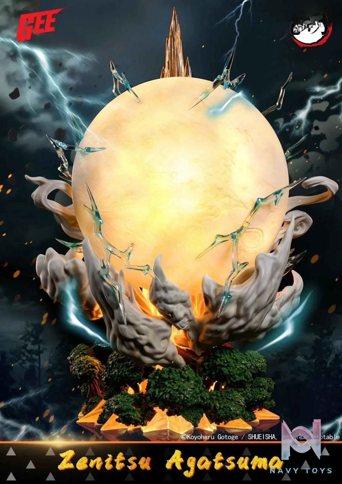 GEE Studio- Demon Slayer Agatsuma Zenitsu Thunder Breathing (Licensed)