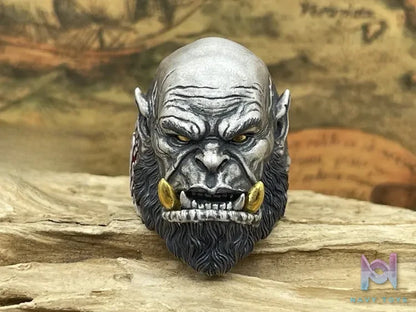 Shou Jiang Studio – Original Design Warcraft Orgrim Doomhammer Ring Original