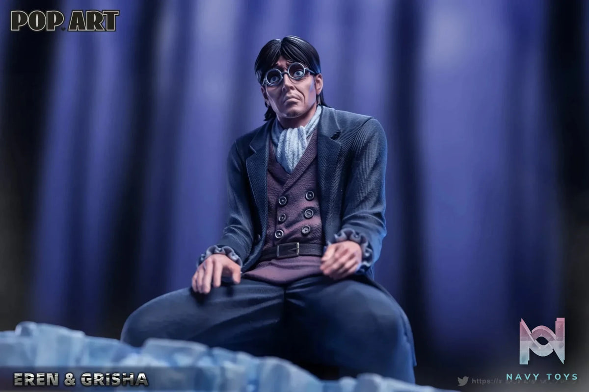POP.ART Studio - Eren X Grisha Attack on Titan resin statue Navy Toys anime figure