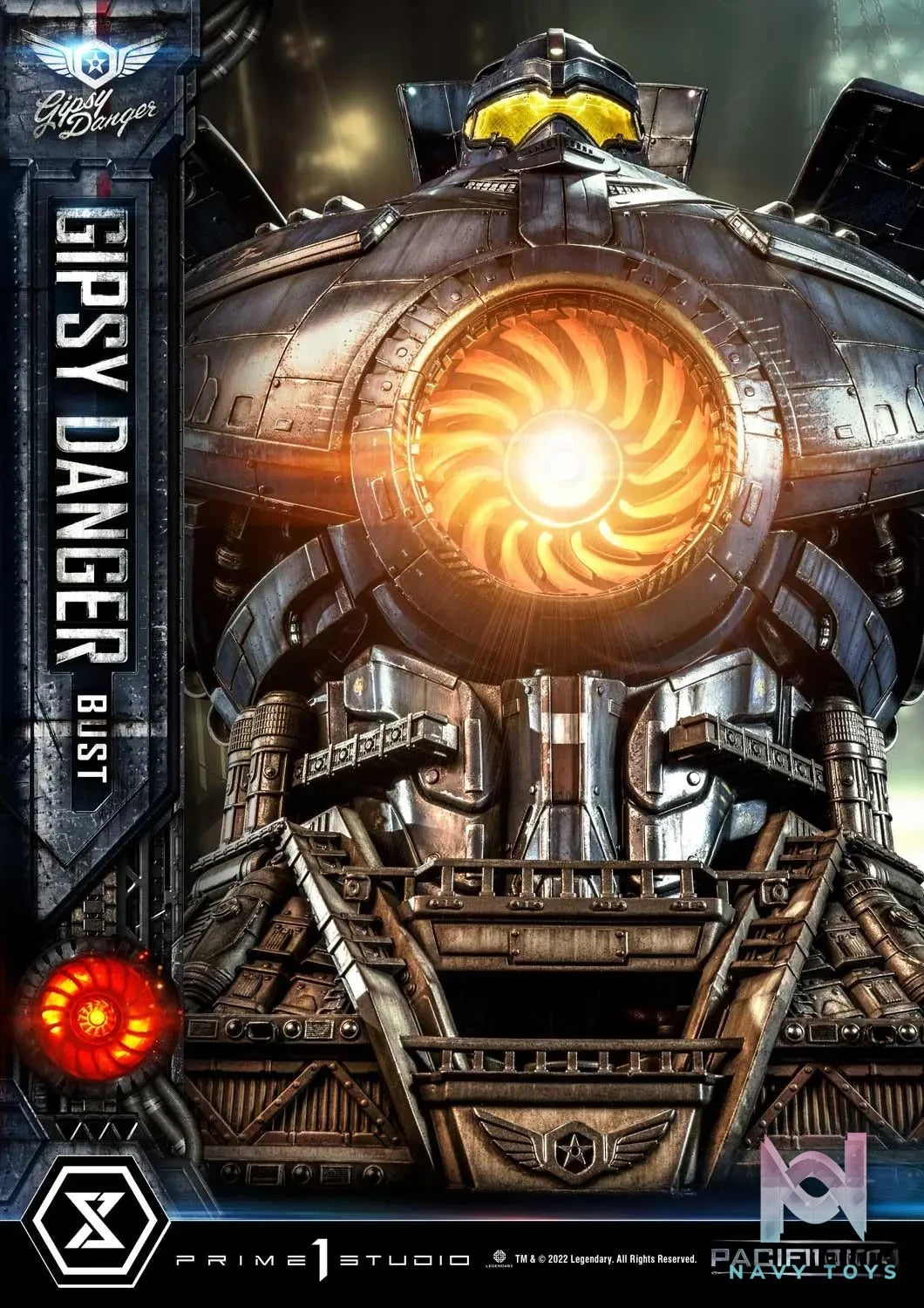 Prime 1 Studio – Life Size Bust Pacific Rim Gipsy Danger LSPACRIM-01 LSPACRIM-01DX (Licensed)
