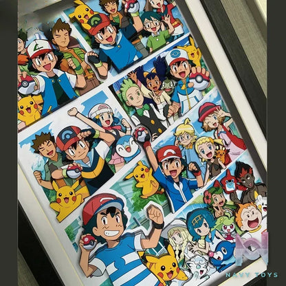 KALA HOME Studio – Pokémon Multiple Characters #05 3D Decorative Painting Pokémon