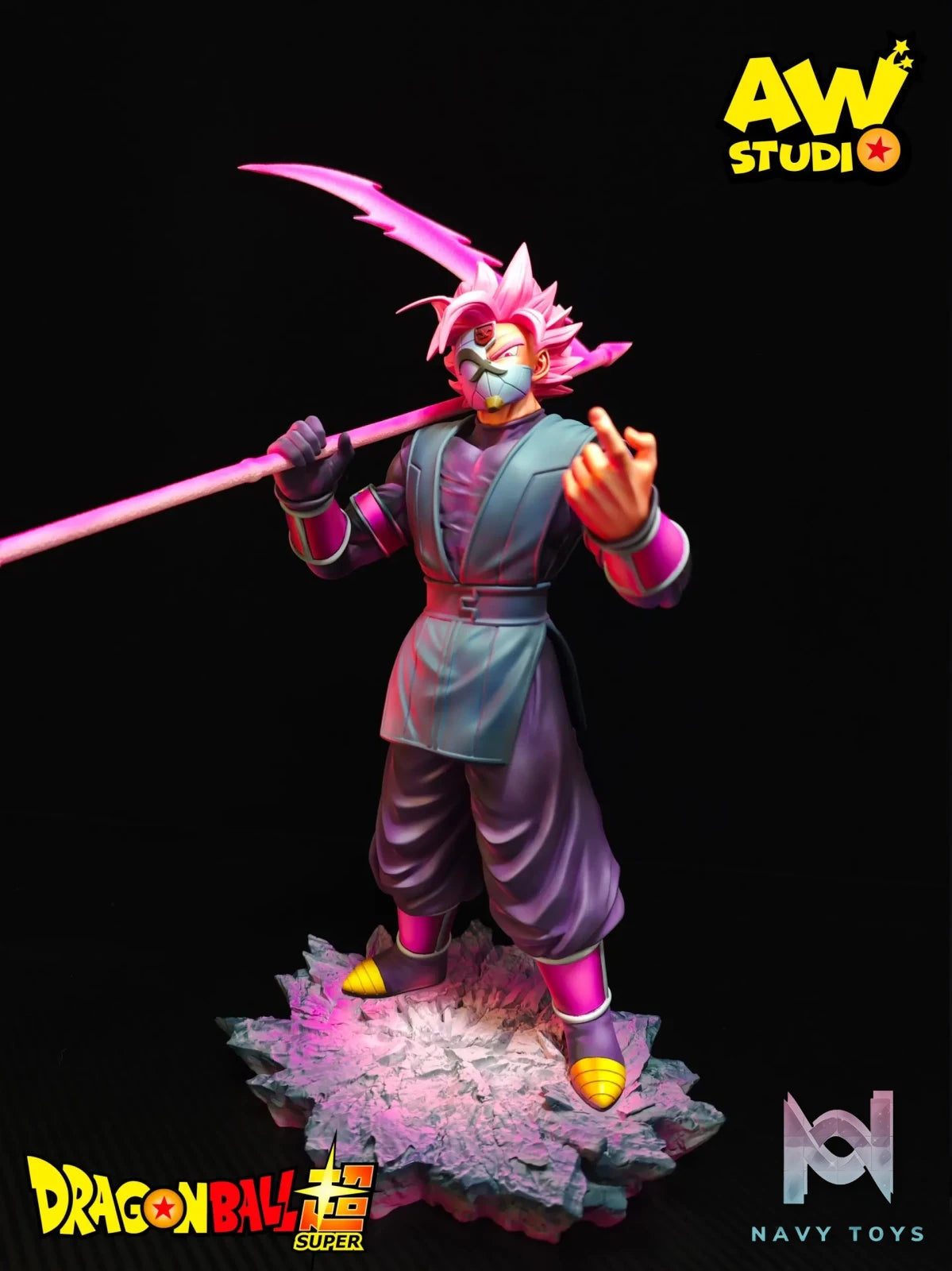 AW Studio – Dragon Ball Mask Super Saiyan Rosé