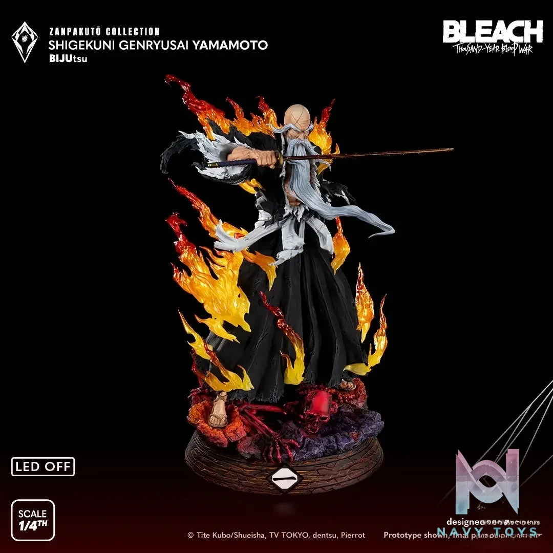 TSUME Studio - BLEACH Zanpakuto Collection Genryusai Shigekuni Yamamoto (Licensed) resin statue Navy Toys anime figure