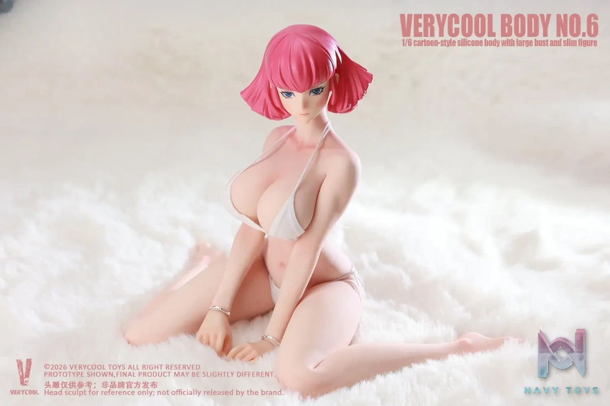VERYCOOL – Body No.6 1/6 Platinum Silicone Female Body VCD-06 (Licensed)