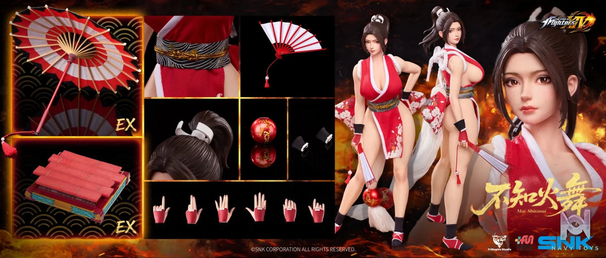 TriEagles Studio – The King of Fighters XIV Mai Shiranui 1/6 Scale Collectible Action Figure (Licensed)
