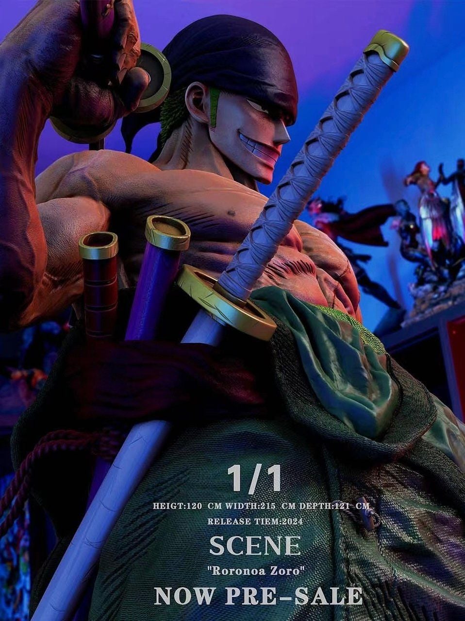 Roronoa Zoro Lifescale - One Piece - Super Bomb Studio resin statue super bomb studio anime figure