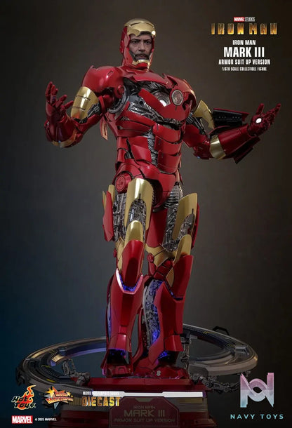 Hottoys – Iron Man Mark III (Armor Suit Up Version) 1/6th scale Collectible Figure MMS825D72 (Licensed)