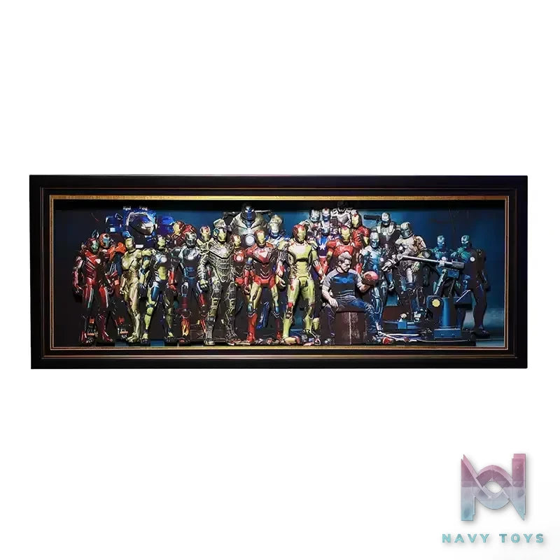 Yu Zhi Jiang Studio – Iron Man Series #4 3D Decorative Painting Marvel