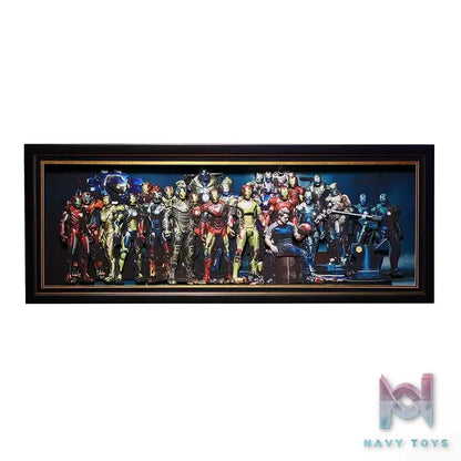 Yu Zhi Jiang Studio – Iron Man Series #4 3D Decorative Painting Marvel