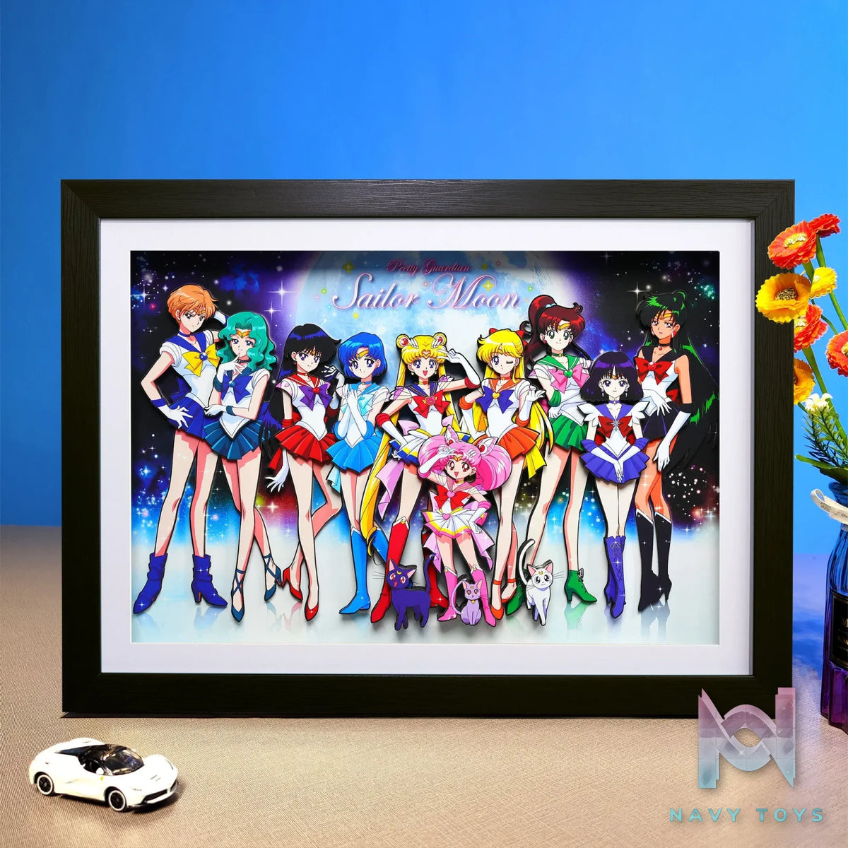 Yu Zhi Jiang Studio – Sailor Moon Multiple Characters Series #2 3D Decorative Painting Sailor Moon