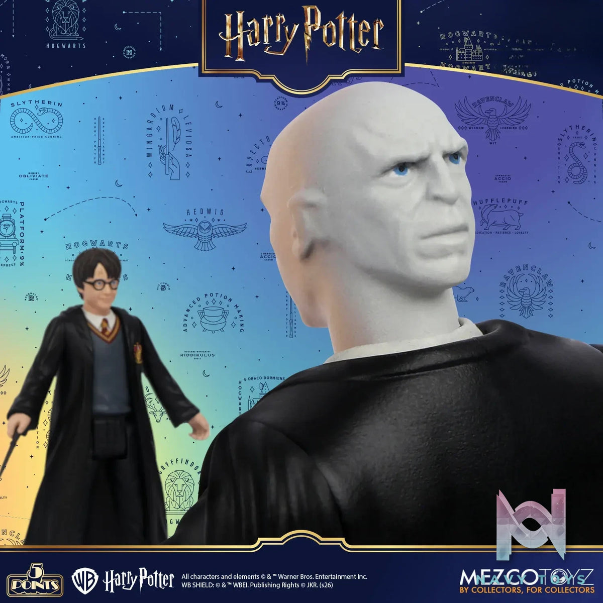 Mezco Studio – 5 Points Harry Potter Series 1 Set (Licensed)