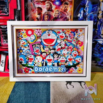 Yu Zhi Jiang Studio – Doraemon Multiple Characters Series #3 3D Decorative Painting Doraemon