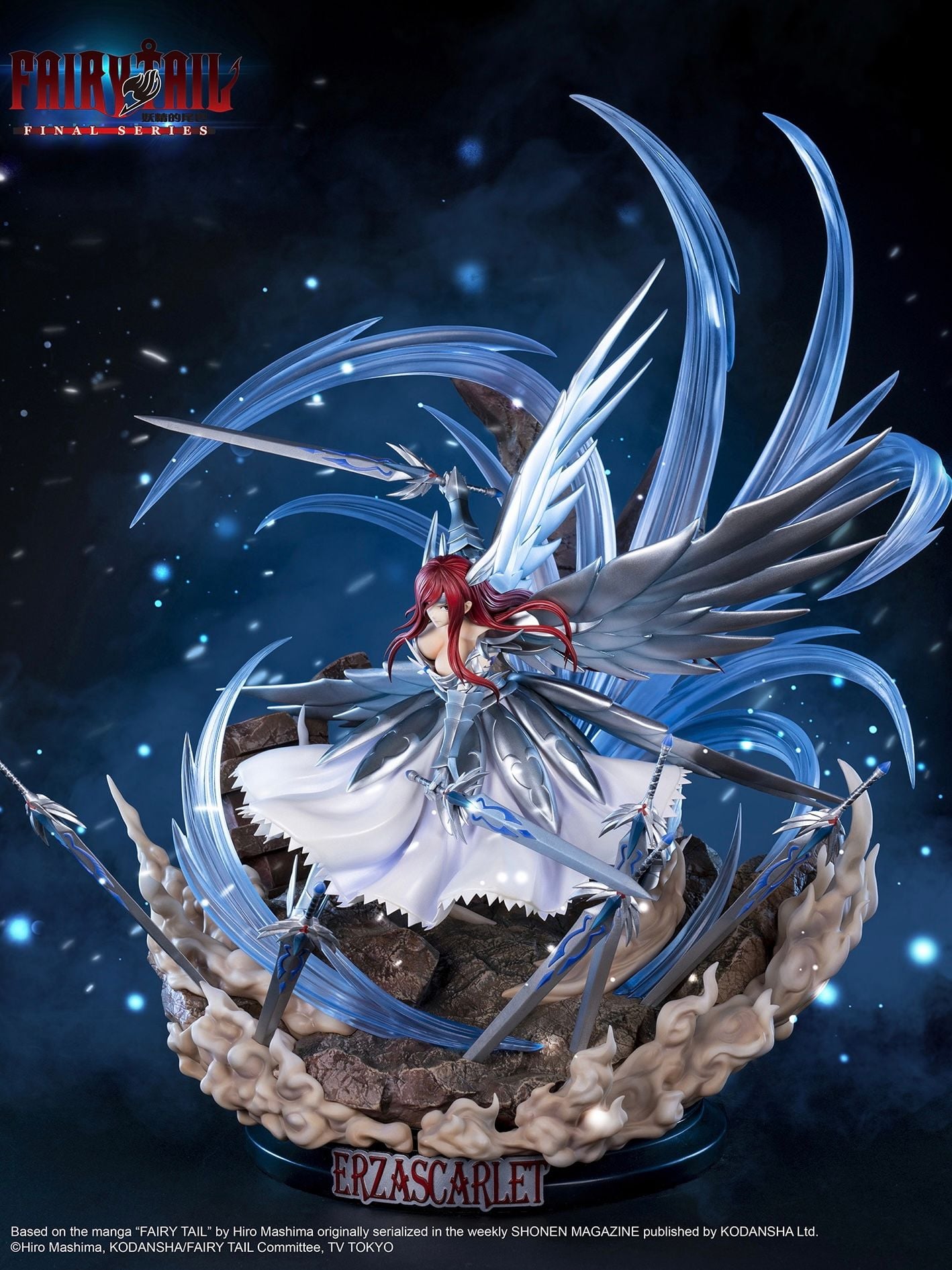 Erza Scarlet - Fairy Tail - KODANSHA resin statue Navy Toys anime figure