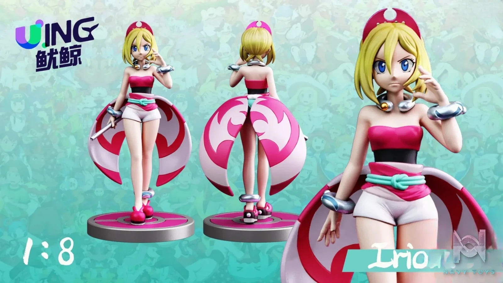 Uing Studio – Pokémon Team Rocket trio & Irida