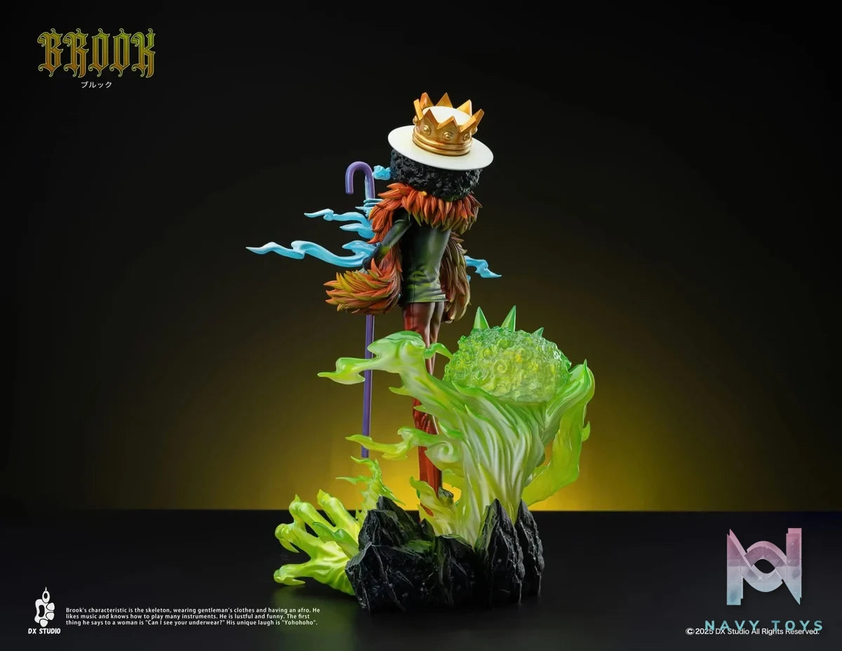Dx Studio - ONE PIECE Soul King Brook resin statue Navy Toys anime figure