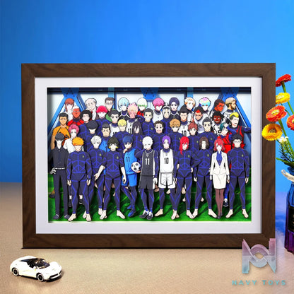 Yu Zhi Jiang Studio – Blue Lock Multiple Characters Series #1 3D Decorative Painting Blue Lock