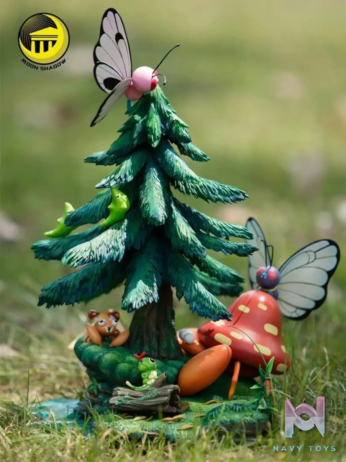 Moon Shadow Studio – Pokémon Natural Forest Series #1 Butterfree & Parasect Family