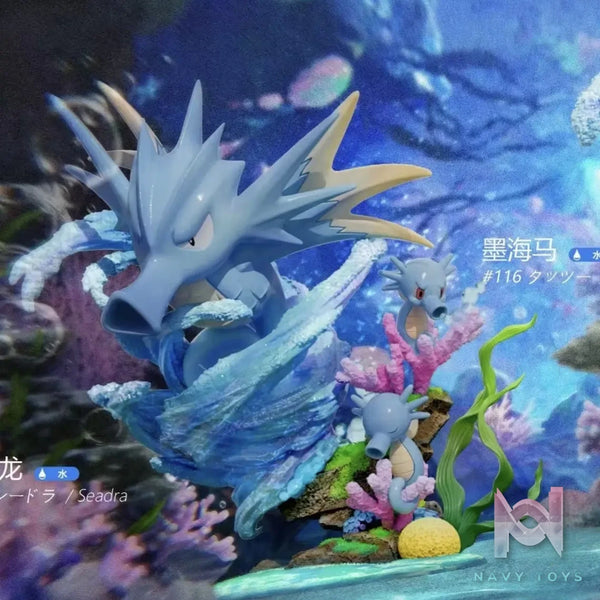 Duan Zao Jiang Studio – Horsea X Horsea X Seadra X Kingdra Evolution Set Pokémon