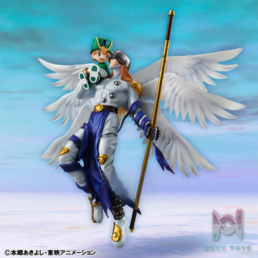 MegaHouse – G.E.M. Series Digimon Adventure Angemon X Takeru Takaishi Complete Figure (Licensed)