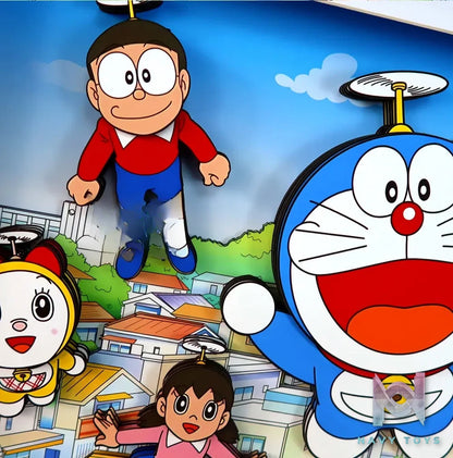 KALA HOME Studio – Doraemon Multiple Characters #03 3D Decorative Painting Doraemon