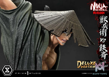 Prime 1 Studio – Ultimate Premium Masterline Ninja Scroll Jube versus Tessai UPMNS-01 UPMNS-01DX UPMNS-01DXS (Licensed)