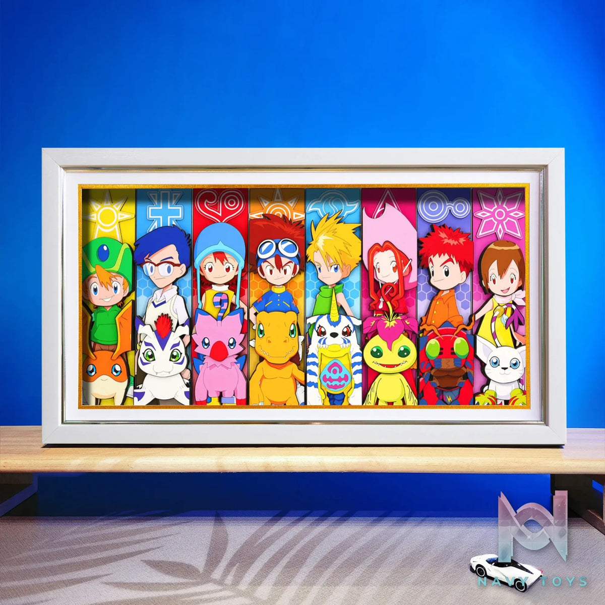 Yu Zhi Jiang Studio – Digimon Multiple Characters Series #3 3D Decorative Painting Digimon