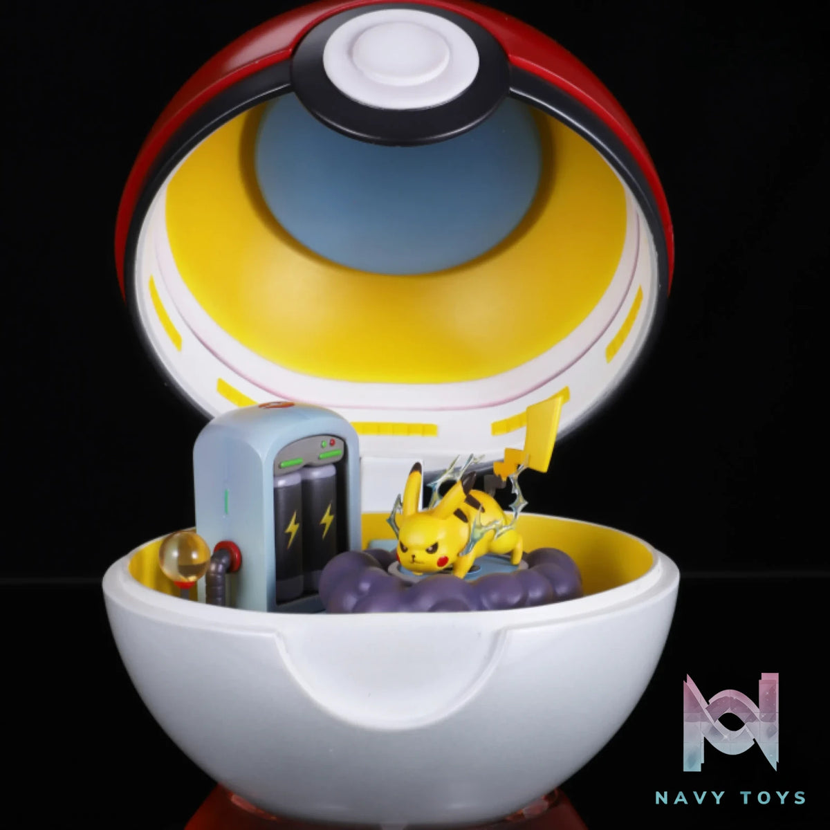 MO SHI JIE Studio – Pokémon Pikachu Poké Ball with Double Pose